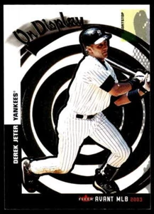 2003 Fleer Avant #1 OD Derek Jeter BASEBALL New York Yankees - Picture 1 of 2