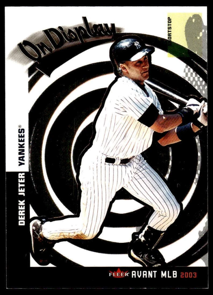 2003 Fleer Avant #1 OD Derek Jeter BASEBALL New York Yankees - Image 1 of 2