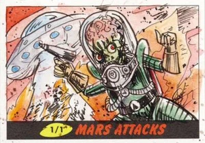 2021 Topps Mars Attacks Uprising Sketch Card Stone - Bild 1 von 1