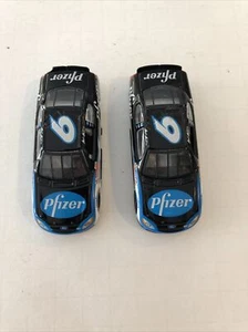 2000 Team Caliber Mark Martin #6 Pfizer 1:24 Scale Diecast - No Box - Two (2) - Picture 1 of 6