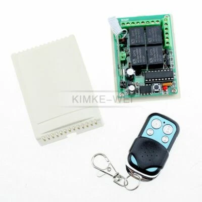 4 Channel RF Wireless Transmitter Remote Control 315MHz - Image 1 of 4
