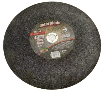 GatorBlade 9685 Metal Cutoff Wheel for Low Speed Chop Saws 14" x 3/32" x 1" Hole - Image 1 of 4