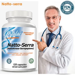 Natto-Serra - con calcio, natoquinasa, corazón, cardiovascular, salud inmune - Imagen 1 de 11
