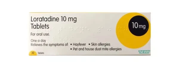 TEVA 6 Months Supply Loratadine Hayfever & Allergy Relief 10Mg Tablets BRAND MAY VARY