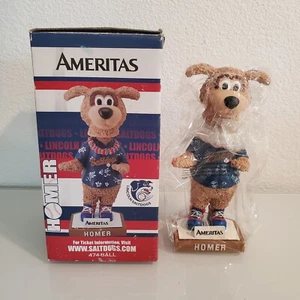 HOMER Lincoln Saltdogs Mascot Bobble Head 2006 SGA Hawaiian Shirt Edition New - Picture 1 of 9