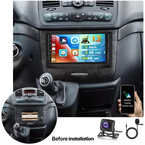 64GB Android 13.0 Carplay Car Stereo Radio For 2006-2017 Mercedes Benz Sprinter - Picture 1 of 22