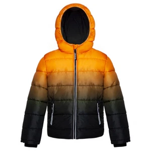 Rokka&Rolla Boys' Heavyweight Puffer Jacket Warm Fleece Lined Winter Bubble Coat - Picture 1 of 43