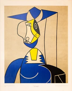 Roy LICHTENSTEIN "Femme Au Chapeau" 1970 Offsetdruck - Bild 1 von 1