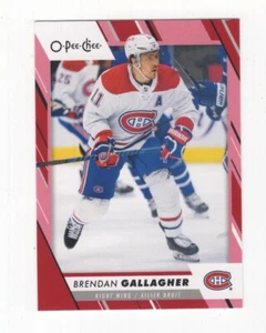 2023-24 O-PEE-CHEE HOCKEY RED BORDER BRENDAN GALLAGHER MONTREAL CANADIENS #218 - Picture 1 of 1