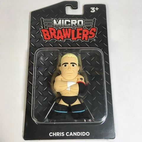 Chris Candido Micro Brawlers Pro Wrestling Crate Figure WWF ECW TNA New MOC Cover
