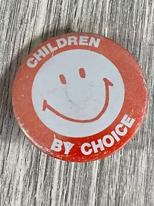 Kinder nach Wahl Knopf geplant Elternschaft Rechte Knopf 2" Vintage - Bild 1 von 7