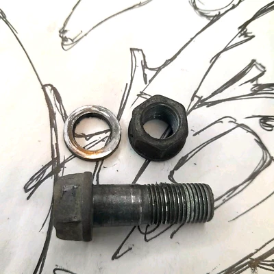 Lexus IS300 2001-2005 OEM eje de transmisión hélice eje perno tuerca arandela 14 mm Foto 1 de 4