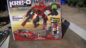Hasbro 2010 KREO Transformers Sideswipe 2 Box open Packets Sealed - Picture 1 of 16
