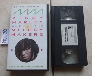VHS VIDEOCASSETTA ZIGGY MARLEY AND THE MELODY MAKERZ VIRGIN MUSIC VIDEO 1988 - Foto 1 di 1