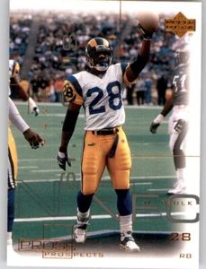 2000 Upper Deck Pros & Prospects Marshall Faulk NFL PWE Base Card Rams #65 - Bild 1 von 2
