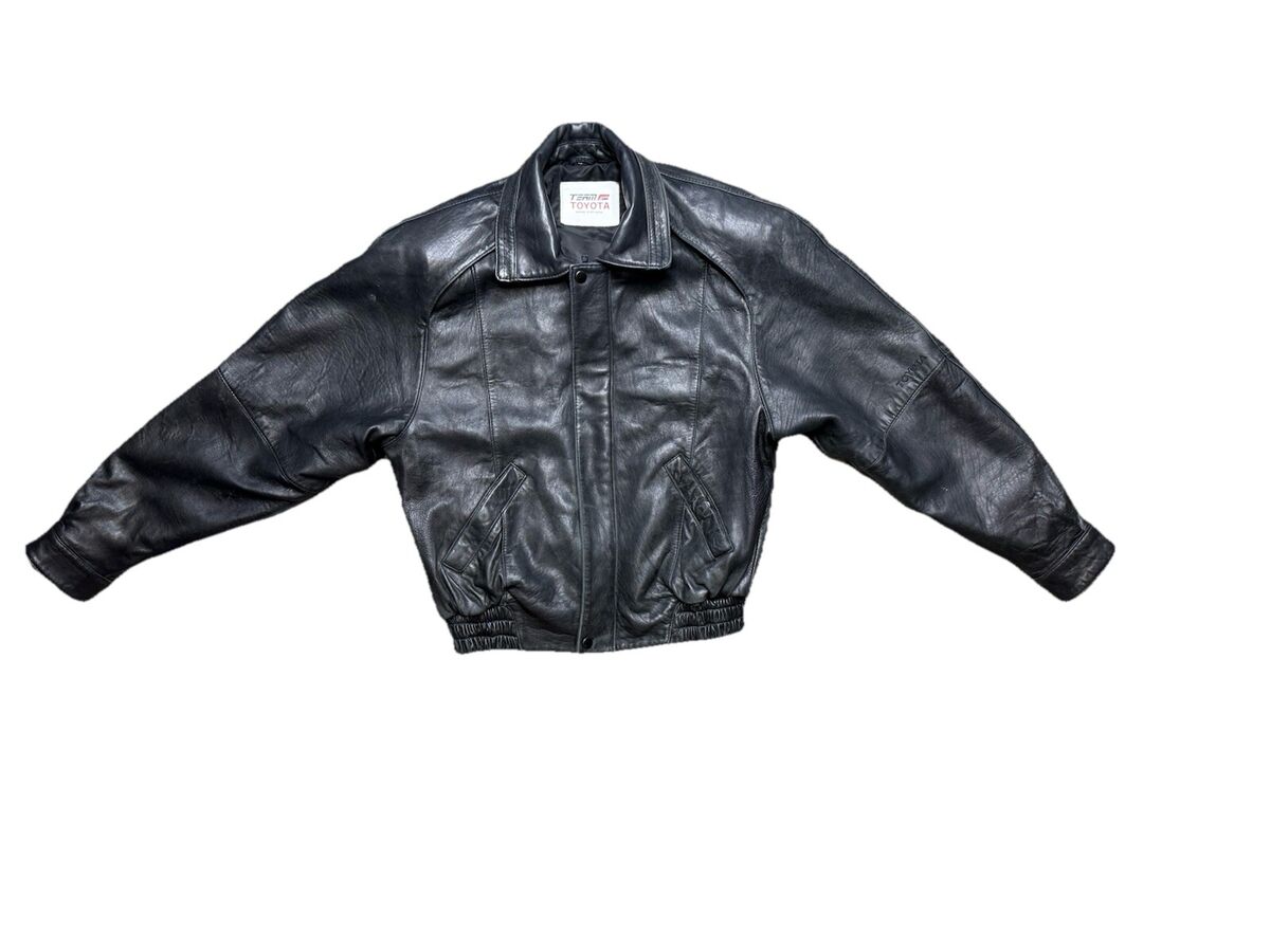 Bomber/Harrington Leather 1980s Vintage Outerwear Coats Bomber/Harrington Leather 1980s Vintage Outerwear Coats