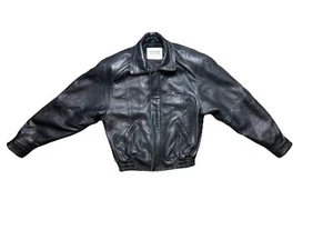 Vtg Team Toyota Leather Bomber Jacket TRD pro Jdm F1 Grand Prix 90s 80s Rare - Picture 1 of 6