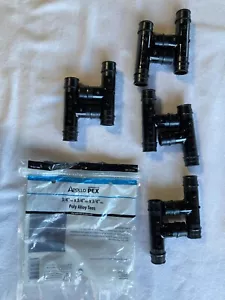 Apollo PEX-A Pipe Only 3/4" PEX x 3/4" PEX x 3/4" PEX Poly Alloy Tees, 8 Pk - Picture 1 of 5
