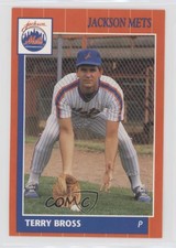 1990 Grand Slam Jackson Mets Terry Bross #7 Rookie RC
