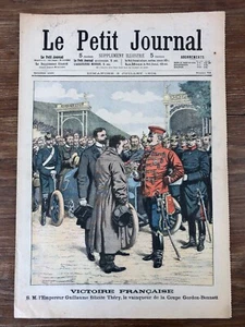 LE PETIT JOURNAL 1904 # 711 Kaiser Wilhelm THERY vainqueur Coupe GORDON BENNETT - Picture 1 of 2