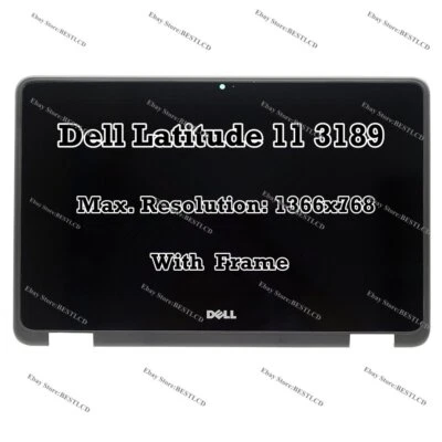 11.6" HD LCD Display Touch Screen Digitizer Assembly For Dell Latitude 11 3189 - Image 1 of 4