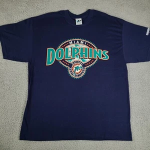 Camisa gráfica vintage Y2K Miami Dolphins para hombre XL Chubby's pub Las Vegas NFL - Imagen 1 de 6