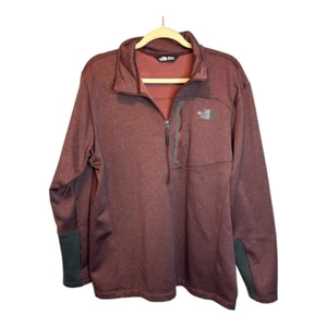 Sudadera North Face Hombre Talla XL 1/4 Cremallera Roja - Imagen 1 de 4