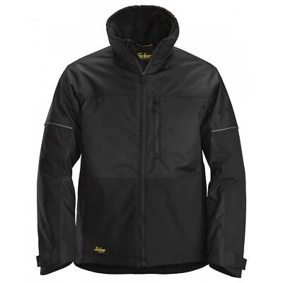 Snickers 1148 AllroundWork, Black Winter Jacket Work Wear (S-XXXL) Rip Stop Trad - Image 1 of 4