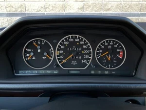 For Mercedes W124 1984-1997 Polished Aluminium Rings Dial Surrounds Speedo 3pcs - Imagen 1 de 8