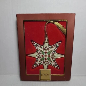 Lenox Weihnachtsstern Rarität Weihnachtsschmuck Neu - Lesen - Bild 1 von 9