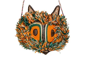 Orange-Eyed Bornean Owl Mask - Picture 1 of 12