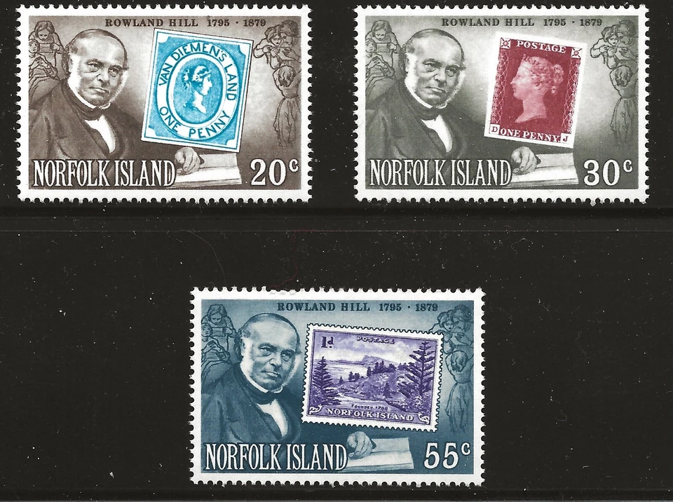 Norfolk Island Scott #246-48, Singles 1979 Complete Set FVF MNH - Image 1 of 1