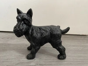 Cast Iron Vintage Scottie Dog Scottish Terrier Door Stop Metal Ornament Black - Picture 1 of 11