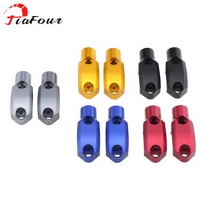 For YZ 65 80 85 125 250 250F 250FX 450FX 426F 450F Handlebar Brake Mirror Clamps - Picture 1 of 21