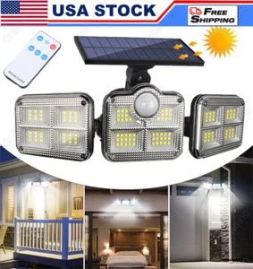 Solar Lights Outdoor Quick Charge Solar Motion Deck Lights Wall Lights Spotlight - Picture 1 of 11