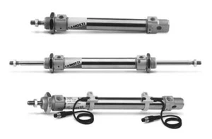 25N2A25A100, Mini Cylinder-double acting-25mm bore-100mm stroke | Camozzi - Picture 1 of 5