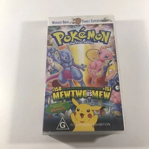 Pokémon The First Movie : Mewtwo vs Mew VHS PAL Video Movie Animation - Imagen 1 de 8