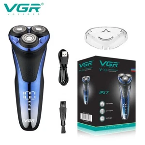 VGR Electric Shaver Waterproof Beard Trimmer Rotary 3D Floating Shaving V-306 - Picture 1 of 12