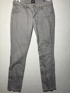 MENS 31x32 Hudson Skinny Gray Mid Rise Jeans Premium Pockets Med Wash - Picture 1 of 6
