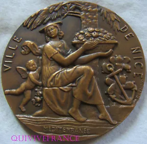 MED4906 - MEDAILLE VILLE DE NICE MEDITERRANEE COMITE DES FETES par LENOIR - Picture 1 of 4