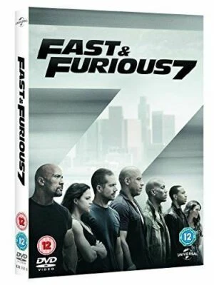 Fast & Furious 7 DVD Action & Adventure (2015) Dwayne Johnson Quality Guaranteed - Image 1 of 4