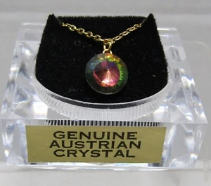 Original österreichische Kristall Halskette mit Anhänger Neu in Verpackung - Bild 1 von 1