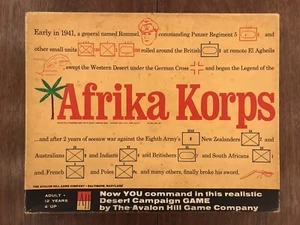 Board Game, Afrika Korps, Avalon Hill, 1975 - Picture 1 of 18