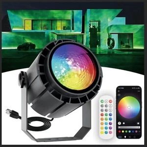 Water Wave Projector with APP & RF Control, IP65 Waterproof Smart Outdoor Lig... - Picture 1 of 8
