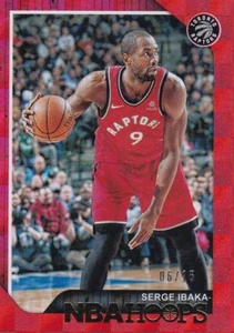 SERGE IBAKA 2018-19 HOOPS RED CHECKERBOARD PARALLEL #06/15 #36 RAPTORS - Bild 1 von 1