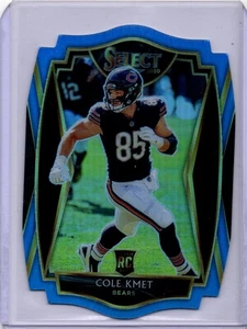 Panini Select Cole Kmet #174 2020 novato troquelado azul claro Premier Level Bears - Imagen 1 de 2