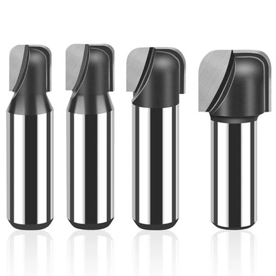 4 Stück Schüssel- und Tablett-Fräser, Runder Nutkopf, Holzschneider, Holzbe2533 - Bild 1 von 4