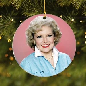 Betty White Christmas Ornament- Celebrity Ornament Gifts for Fans - Picture 1 of 5