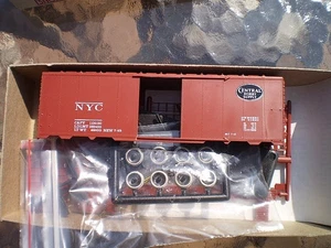 C & BT Shops HO NYC 40' LACKAWA Boxcar NYC Central Boxcar - Bild 1 von 4