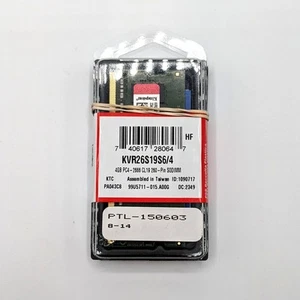 Kingston ValueRAM 4GB 2666MHz 260 Pin SODIMM DDR4 RAM Lot of 5 - Picture 1 of 6
